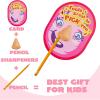 imageJOYIN 28 pcs I Pick Your Nose Pencil and Sharpener with Valentines Greeting Cards for Kids Party Favor Classroom Exchange PrizesCute Classic