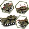 imageJOYIN 3 in 1 Friction Powered Siren Army Vehicle Toy with Action Figures  Military Truck Helicopter and Tank Toy with Light and Sound Siren for Imaginative Play Presents for Kids