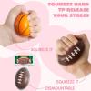 imageJOYIN 30 Pack Kids Valentines Day Gift Cards with Gift Mini Sports Ball Figure Stress Balls Squeeze Foam Balls for Classroom Exchange Prizes Stress Relief  Anxiety Relief Valentine Party Favor Toys