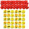 imageJOYIN 30 Pcs Valentines Day Bouncy Ball with Filled Hearts for Kids Valentine Classroom Exchange Kids Bouncy Balls for Class Exchange Gift ampamp Game Prize