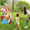 imageJOYIN 31PCS 3 in 1 Carnival Games Easter Ring Toss Yard Set Bean Bags Cones  Outdoor Toys for Toddlers ampamp Kids Childrens Indoor Play Family Fun Kids Party Cornhole Set Lawn Games