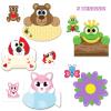 imageJOYIN 35 Packs Valentines Day Gifts Cards Valentines Greeting Cards for Kids with Animal Themed Temporary Tattoos Valentine Classroom Exchange Cards Valentine Party Favor Toy