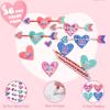 imageJOYIN 36 Pack Valentines Day Cupids Arrow Pencil Set with Gift Cards Party Favors for Classroom Exchange Prizes