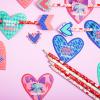 imageJOYIN 36 Pack Valentines Day Cupids Arrow Pencil Set with Gift Cards Party Favors for Classroom Exchange Prizes