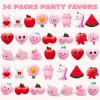 imageJOYIN 36 Packs Mochi Squishy Toys Stress Relief Fidget Toys Kawaii Mochi Squeezes for Kids Party Favors Classroom Gift Exchange and School Rewards