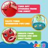 imageJOYIN 36 Sheets 9quotx6quot Make a face Stickers for Kids Make Your Own Animal Stickers with Unicorn Dinosaur Sea and Safari Animals Crafts Birthday Party Favors Goodie Bags Classroom ActivitiesDinosaur