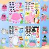 imageJOYIN 36 Sheets 9quotx6quot Make a face Stickers for Kids Make Your Own Animal Stickers with Unicorn Dinosaur Sea and Safari Animals Crafts Birthday Party Favors Goodie Bags Classroom ActivitiesSea