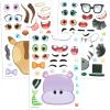 imageJOYIN 36 Sheets 9quotx6quot Make a face Stickers for Kids Make Your Own Animal Stickers with Unicorn Dinosaur Sea and Safari Animals Crafts Birthday Party Favors Goodie Bags Classroom ActivitiesSafari