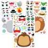 imageJOYIN 36 Sheets 9quotx6quot Make a face Stickers for Kids Make Your Own Animal Stickers with Unicorn Dinosaur Sea and Safari Animals Crafts Birthday Party Favors Goodie Bags Classroom ActivitiesMixed Animals