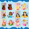 imageJOYIN 36 Sheets 9quotx6quot Make a face Stickers for Kids Make Your Own Animal Stickers with Unicorn Dinosaur Sea and Safari Animals Crafts Birthday Party Favors Goodie Bags Classroom ActivitiesPrincess