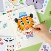 imageJOYIN 36 Sheets 9quotx6quot Make a face Stickers for Kids Make Your Own Animal Stickers with Unicorn Dinosaur Sea and Safari Animals Crafts Birthday Party Favors Goodie Bags Classroom ActivitiesSafari