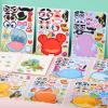 imageJOYIN 36 Sheets 9quotx6quot Make a face Stickers for Kids Make Your Own Animal Stickers with Unicorn Dinosaur Sea and Safari Animals Crafts Birthday Party Favors Goodie Bags Classroom ActivitiesSea