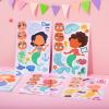 imageJOYIN 36 Sheets 9quotx6quot Make a face Stickers for Kids Make Your Own Animal Stickers with Unicorn Dinosaur Sea and Safari Animals Crafts Birthday Party Favors Goodie Bags Classroom ActivitiesMermaid