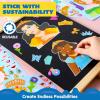 imageJOYIN 36 Sheets 9quotx6quot Make a face Stickers for Kids Make Your Own Animal Stickers with Unicorn Dinosaur Sea and Safari Animals Crafts Birthday Party Favors Goodie Bags Classroom ActivitiesPrincess