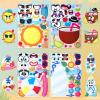 imageJOYIN 36 Sheets 9quotx6quot Make a face Stickers for Kids Make Your Own Animal Stickers with Unicorn Dinosaur Sea and Safari Animals Crafts Birthday Party Favors Goodie Bags Classroom ActivitiesSummer