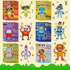 imageJOYIN 36 Sheets 9quotx6quot Make a face Stickers for Kids Make Your Own Animal Stickers with Unicorn Dinosaur Sea and Safari Animals Crafts Birthday Party Favors Goodie Bags Classroom ActivitiesRobot