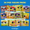 imageJOYIN 36 Sheets 9quotx6quot Make a face Stickers for Kids Make Your Own Animal Stickers with Unicorn Dinosaur Sea and Safari Animals Crafts Birthday Party Favors Goodie Bags Classroom ActivitiesMonster Truck
