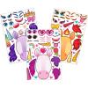 imageJOYIN 36 Sheets 9quotx6quot Make a face Stickers for Kids Make Your Own Animal Stickers with Unicorn Dinosaur Sea and Safari Animals Crafts Birthday Party Favors Goodie Bags Classroom ActivitiesFun Unicorn
