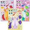 imageJOYIN 36PCS 9quotx6quot Make a face Stickers for Kids Make Your Own Fantasy Unicorn Stickers Party Favors Kids Crafts Goodie Bags Stuffers Classroom Rewards