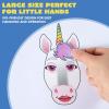 imageJOYIN 36PCS 9quotx6quot Make a face Stickers for Kids Make Your Own Fantasy Unicorn Stickers Party Favors Kids Crafts Goodie Bags Stuffers Classroom Rewards