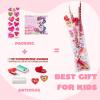 imageJOYIN 36pcs Valentine Stationery Kids Gift Set Classroom Exchange Party Favor for Holiday Reward Prizes  Includes Pencils Erasers Stamper Stickers