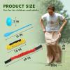 imageJOYIN 4 Players Outdoor Lawn Games Potato Sack Race Bags Egg and Spoon Race Games Legged Relay Race Bands Elastic Tie Rope for All Ages Kids and Family Outside Easter Eggs Hunt Game Party Favor