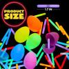 imageJOYIN 400 Mini Glow Sticks17quot 8 Colors Glow in The Dark for Easter Eggs Party FavorsEaster Basket Stuffer Party Pack Weddings Classroom Decorations Prizes