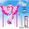imageJOYIN 433 Giant Unicorn Kite Easy to Fly for Kids and Adults with 2625 ft String Large Beach Kite for Outdoor Games and Activities