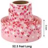 imageJOYIN 525ft Valentines Day Heart Borders Decorations Red Pink White Heart Straight Border Trim for Classroom Decoration Valentine Party Decor Party Favor Red Pink White