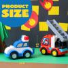 imageJOYIN 80Pcs Toddlers Car Building Blocks Set 12Pcs Different Vehicles Build Your Own Toy Cars Compatible with Brand Name Building Bricks for Kids Boys Girls Birthday Easter Gift