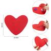 imageJOYIN 86 Pcs Valentines Day Heart Doilies Craft Gift Set with 50 Pcs Paper Doilies 12 Foam Craft and 1 Bags of Glitter Foam Heart Stickers for Valentines Day Party Tableware Decoration