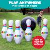 imageJOYIN Giant Inflatable Bowling Set for Kids and Adults Christmas Birthday Party Games Kids Education Motor Skills ToysClassic bowling