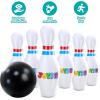 imageJOYIN Giant Inflatable Bowling Set for Kids and Adults Christmas Birthday Party Games Kids Education Motor Skills ToysClassic bowling