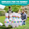 imageJOYIN Giant Inflatable Bowling Set for Kids and Adults Christmas Birthday Party Games Kids Education Motor Skills ToysClassic bowling