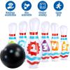 imageJOYIN Giant Inflatable Bowling Set for Kids and Adults Christmas Birthday Party Games Kids Education Motor Skills ToysEducational Bowling
