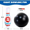 imageJOYIN Giant Inflatable Bowling Set for Kids and Adults Christmas Birthday Party Games Kids Education Motor Skills ToysEducational Bowling
