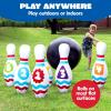 imageJOYIN Giant Inflatable Bowling Set for Kids and Adults Christmas Birthday Party Games Kids Education Motor Skills ToysEducational Bowling