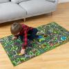 imageJOYIN Kids Play Rugs  12 PullBack Vehicle Set  Durable Carpet Playmat Rug  City Pretend Play  Toddler Car Track RugCity view