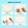 imageJOYIN Lawn Darts Game Set for Kids and Adults  Glow in The Dark Outdoor Lawn Games for Adults and Family Soft Tip Darts Set for Kids Camping Outside Yard