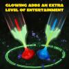 imageJOYIN Lawn Darts Game Set for Kids and Adults  Glow in The Dark Outdoor Lawn Games for Adults and Family Soft Tip Darts Set for Kids Camping Outside Yard