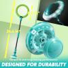 imageJOYIN Pink Ankle Skip Ball with Flashing Lights Toy for Kids Indoor ampamp Outdoor Flashing Swing Ball Foldable Sports Toy Birthday Gifts for Kids 3 4 5 Forest