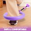 imageJOYIN Pink Ankle Skip Ball with Flashing Lights Toy for Kids Indoor ampamp Outdoor Flashing Swing Ball Foldable Sports Toy Birthday Gifts for Kids 3 4 5 Violet