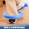 imageJOYIN Pink Ankle Skip Ball with Flashing Lights Toy for Kids Indoor ampamp Outdoor Flashing Swing Ball Foldable Sports Toy Birthday Gifts for Kids 3 4 5 Sapphire
