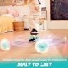 imageJOYIN Pink Ankle Skip Ball with Flashing Lights Toy for Kids Indoor ampamp Outdoor Flashing Swing Ball Foldable Sports Toy Birthday Gifts for Kids 3 4 5 Forest