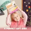 imageJOYIN Pink Ankle Skip Ball with Flashing Lights Toy for Kids Indoor ampamp Outdoor Flashing Swing Ball Foldable Sports Toy Birthday Gifts for Kids 3 4 5 Pink