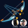 imageJOYIN Pink Bow and Arrow Set for Girls LED Light Up Archery Toy Set with 9 Suction Cup Arrows Target ampamp Arrow Case Christmas Indoor Outdoor Activity Toy for Kids Girls Ages 312Navy Blue