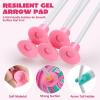 imageJOYIN Pink Bow and Arrow Set for Girls LED Light Up Archery Toy Set with 9 Suction Cup Arrows Target ampamp Arrow Case Christmas Indoor Outdoor Activity Toy for Kids Girls Ages 312Pink