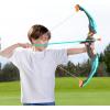 imageJOYIN Pink Bow and Arrow Set for Girls LED Light Up Archery Toy Set with 9 Suction Cup Arrows Target ampamp Arrow Case Christmas Indoor Outdoor Activity Toy for Kids Girls Ages 312Aqua Blue