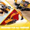 imageJOYIN Remote Control Excavator Toys for Boys 24Ghz RC Play Excavator with Light Construction Toys for Boys 35 47 812 Year Old Kids Christmas Birthday PresentExcavators