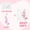 imageJOYIN Set of 72 Valentines Day Cards with Envelopes Pink Greeting Card for Hearts Day Kids Classroom Exchange Wedding Cards Valentines Party Favor 6 Designs